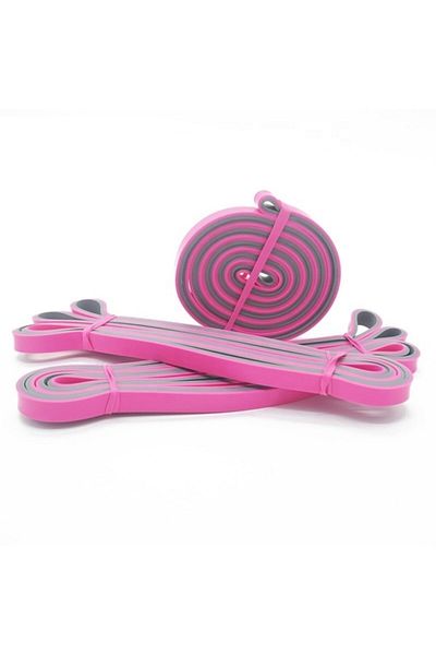 Gymo Pro Power Band Pilates Exercise Resistance Band Light Pink
