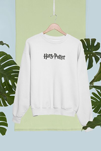 FUWEAR %100 Pamuk Oversize Harry Potter Tasarımlı Unisex Sweatshirt