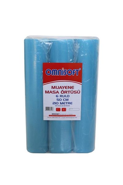 Omnisoft Blue Leak Proof Laminated Inspection Table Cover 6 Rolls 210m