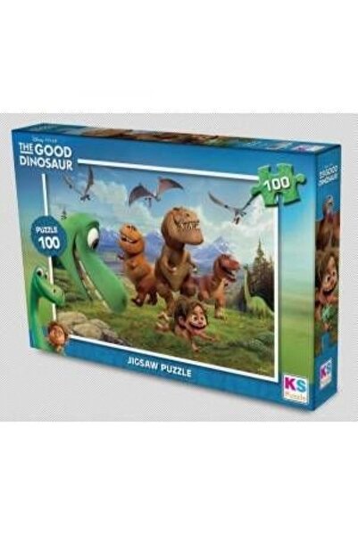 Ks Games Disney Pixar Good Dinosaur (iyi Dinazor) Kutulu Puzzle/yapboz 100'parça