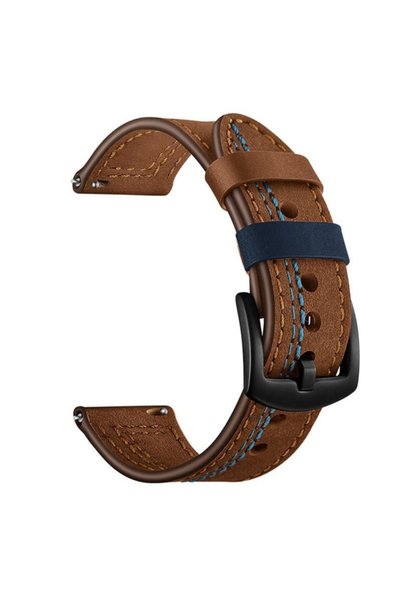AktarMobile Redmi Watch 3 Active Uyumlu Deri Kordon Spor Dikişli Suni Deri Kayış