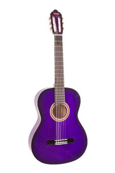 VALENCIA Vc101pps 1/4 Mor Klasik Çocuk Gitarı