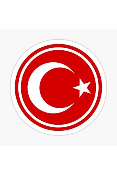 TSC 14 cm Türk Bayrağı Araba Sticker Yapıştırma
