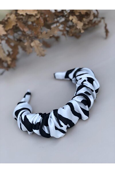 KİKİYS Coroană din satin zebră