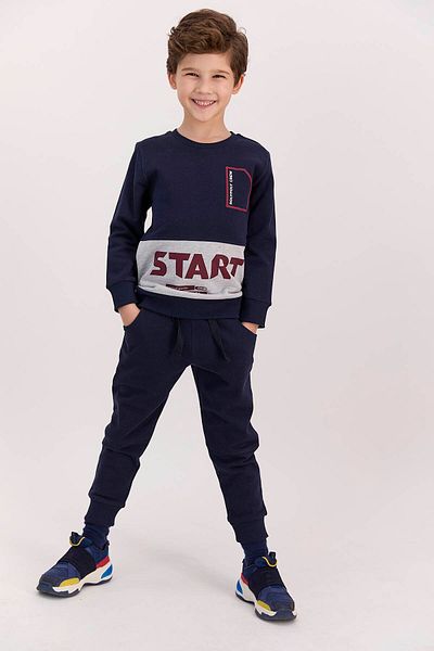 ROLY POLY 2544 Start Navy Blue Boy's Pajama Set