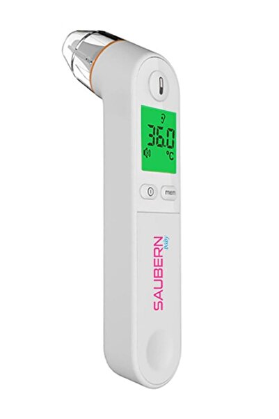 SAUBERN BABY Saubern Bnt9601 Kulaktan Ateş Ölçer - Dijital Termometre - Işıkl...
