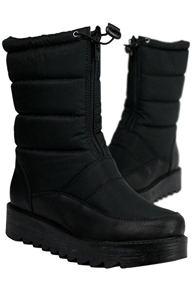 WASHINGTON POLO CLUB Kadın Içi Kürklü Su Geçirmez Siyah Kar Botu