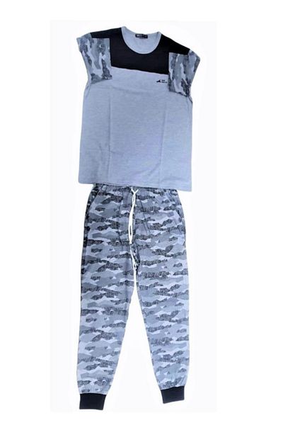 Mod Collection Camouflage Elastic Men's Pajama Set