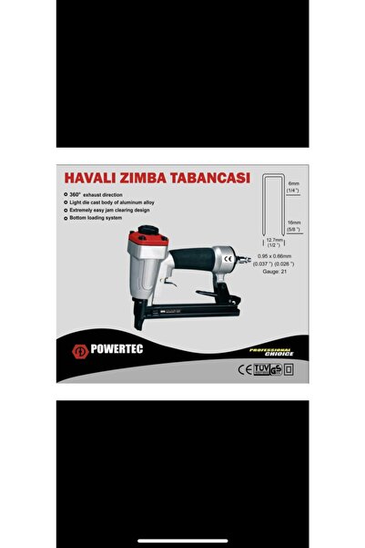 POWERTEC Havalı Zımba Makinası Pt-8016