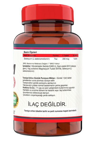 Nevfix Selenium Selenium 200 mcg 120 Tablets