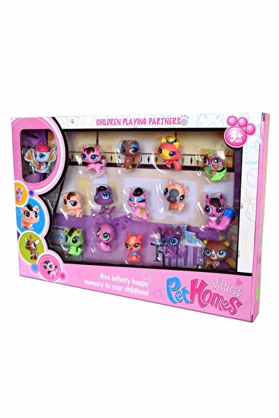 Genel Markalar Minişler Littles Pet Shop 15'li Karakter Seti 2 ve Hediye Çanta