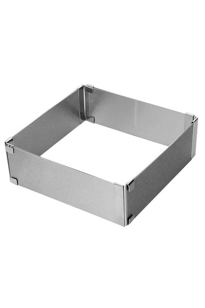 Nar kalıp Square Adjustable Pastry Cake Mold 20x40x6cm