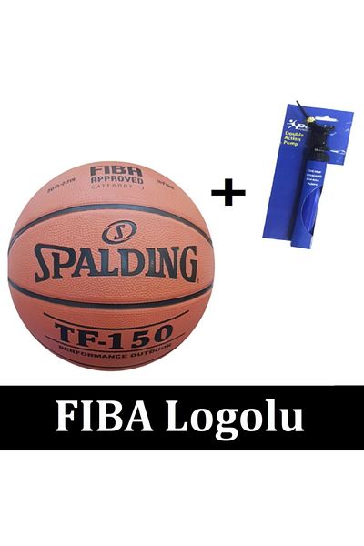 SPALDING TF-150 Lamination Build 8 Panel Basketball Ball Performance with Fıba Logo + Altis Ball Pump