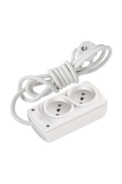Mutlusan Double Grounded Group Socket (2m) Olimpia - 001 171210002 02 00