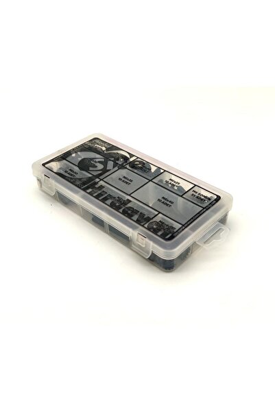 Site Hırdavat 200 Parça M6 Havşa Baş Imbus Cıvata Somun Ve Pul Seti