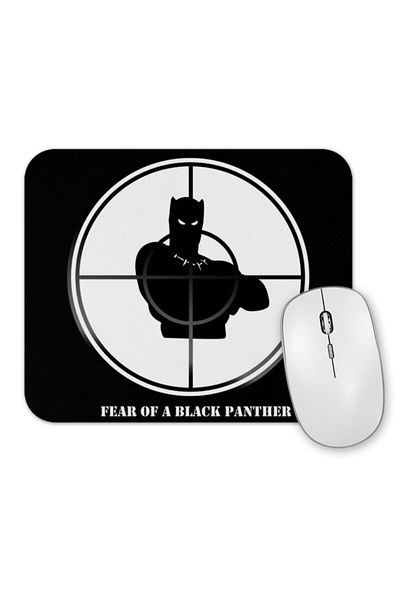 Baskı Dükkanı Mouse pad hip hop frică de o panteră neagră