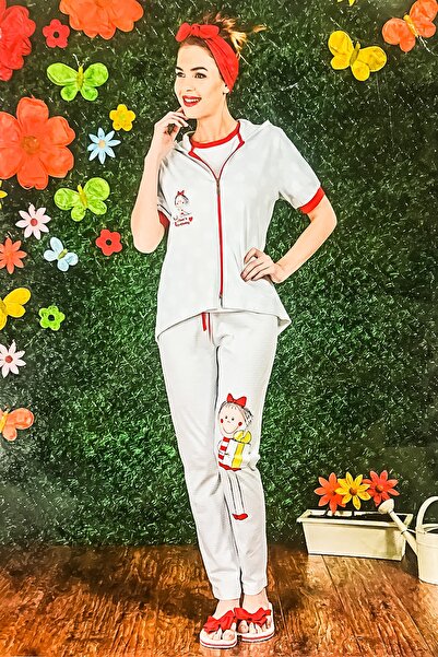 Limissi Pijama Limissi Жіночий 3-х предметний комплект піжами з капюшоном, синій