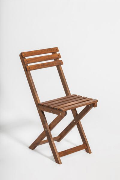 Özdağ Mobilya Gürgen Katlanır Meşe Renk Piknik Sandalyesi