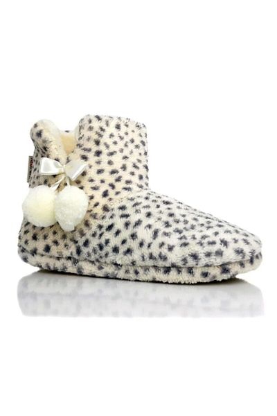 RedPlay Eb321 Dotted Patterned Women's Slippers Home Boots