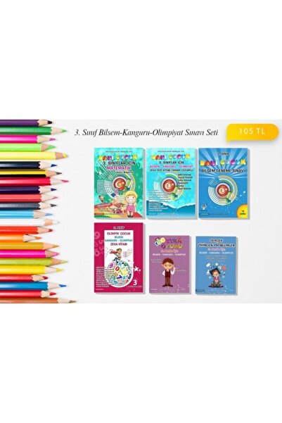 Altın Nokta Yayınları 3. Sınıf Bilsem-kanguru-olimpiyat Sınavı Seti Altın Nok...