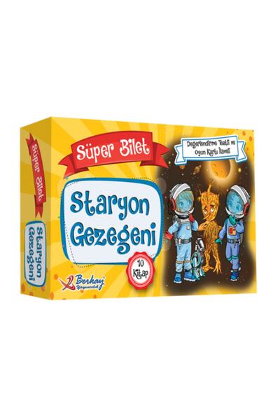 Berkay Yayıncılık 4.SINIF SÜPER BİLET STARYON GEZEGENİ ÖYKÜ DİZİSİ (10 KİTAP ...
