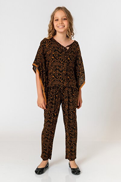 incity Girl's Mustard Shalwar Pants