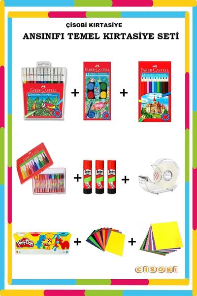 Faber Castell Ana Okulu Temel Kırtasiye Seti