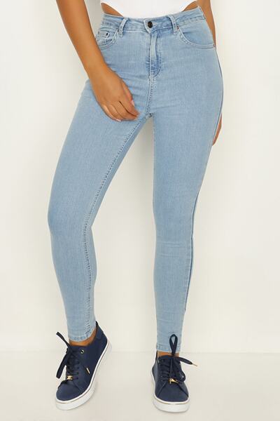 Select Moda Жіночі сині джинси-скінні