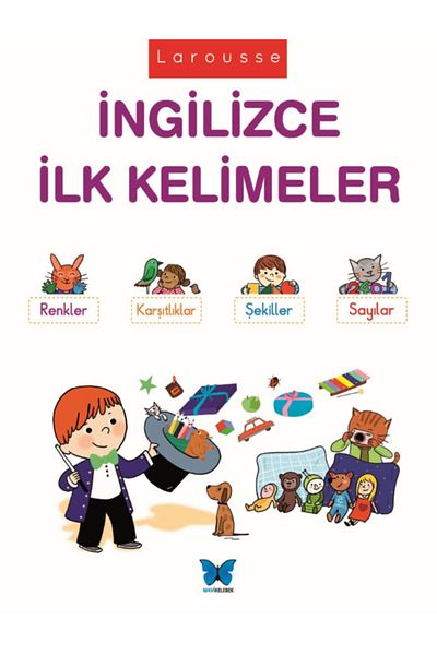 Mavi Kelebek Yayınları Larousse English First Words Book