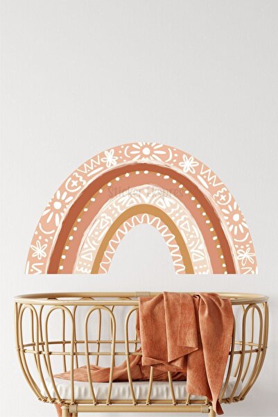 Sticker Ekspres Bohem Gökkuşağı Yusufçuk Ve Yıldız Duvar Sticker Seti