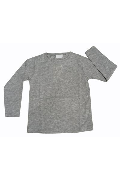 özdemirli bebe Tricou Basic Plain Crew Decolteu cu mânecă lungă Lycra Badi Sweat