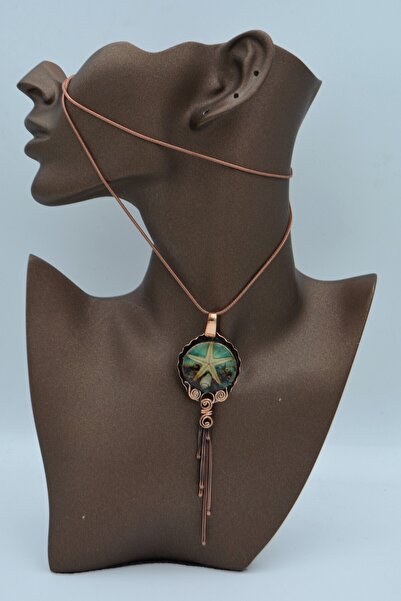 Stoneage Gerçek Denizyıldızı Özel Tasarım Kolye