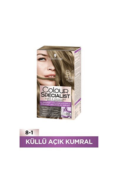 Schwarzkopf Colour Specialist Saç Boyası 8-1 Küllü Açık Kumral