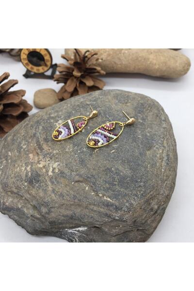 Porsuk Alternatif اليدوية العرقية أصيلة الهبي البوهيمي نسج حبة الأقراط