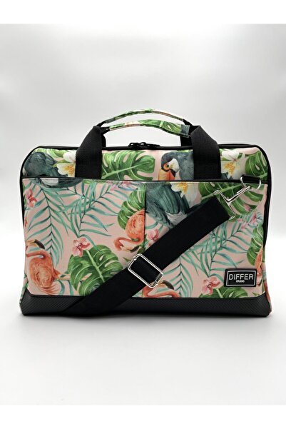 Differ Studio 15.6 بوصة نمط استوائي مقاوم للماء كمبيوتر محمول/ماك بوك/دفتر/كمبيوتر/حقيبة