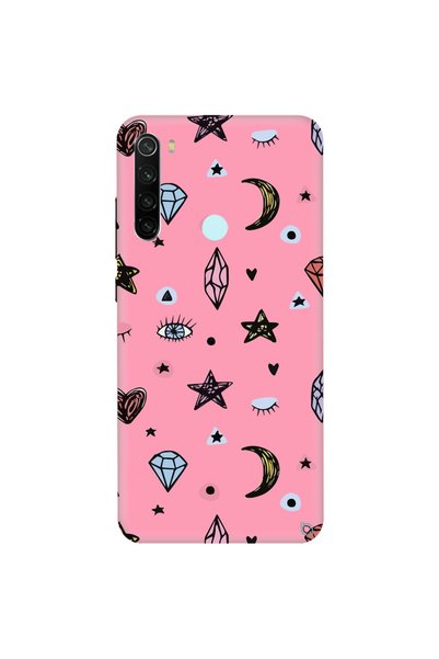 WANNA PROTECT Xiaomi Redmi Note 8 Colorful Moon Diamond Star Pattern Silicone...