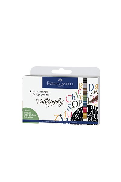 Faber Castell PITT ARTIST PEN ΣΕΤ ΚΑΛΛΙΓΡΑΦΙΑΣ 8 ΤΕΜΑΧΙΑ FABER-CASTELL