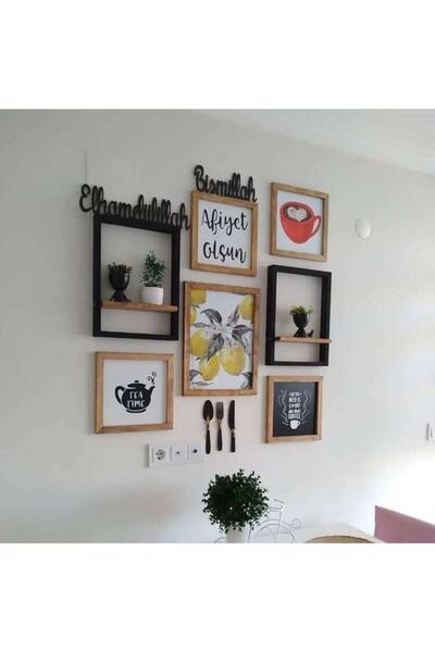 woodhomeworks Gerçek Ahşap Mutfak Dekor