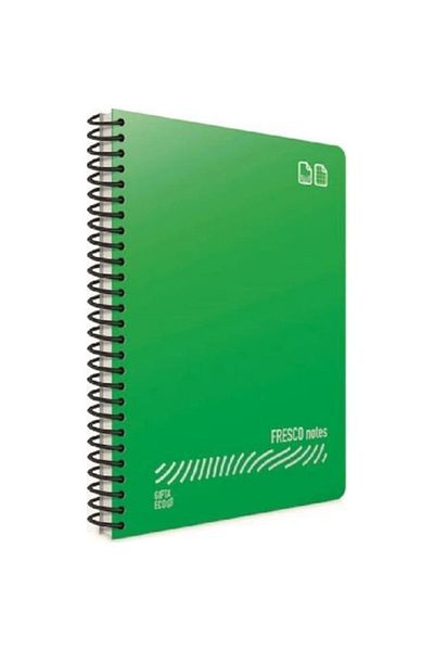 Gıpta Fresco A4 80 Sheets Spiraled Lined Notebook 1 Piece Green