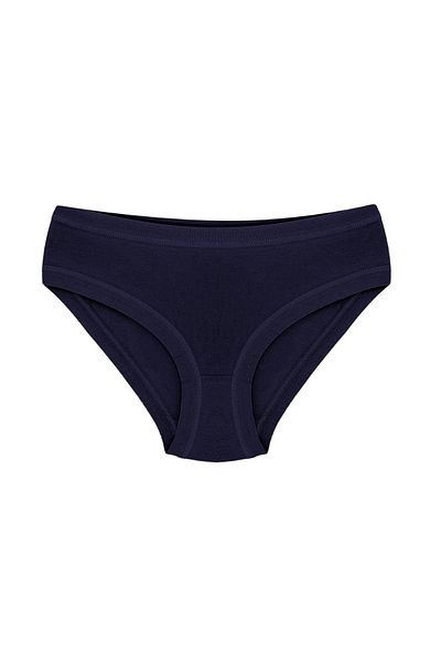 HNX Γυναικεία υφαντά μονόχρωμα σλιπ Navy Blue