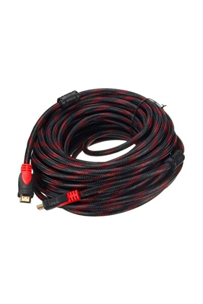 Platoon Pl-8015 15m Metre 1080p Hasır Örgülü Hdmı Kablo