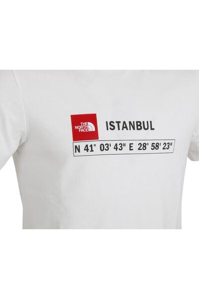 THE NORTH FACE M S/s Gps Tee Istanbul Ανδρικό μπλουζάκι casual Nf0a7zc2fn41 Λευκό