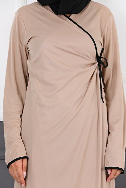 miss ledonna Side Tie Prayer Dress Mink 3000Ldn