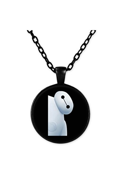 herotasarım روبوت سلسلة سوداء قلادة Bll349