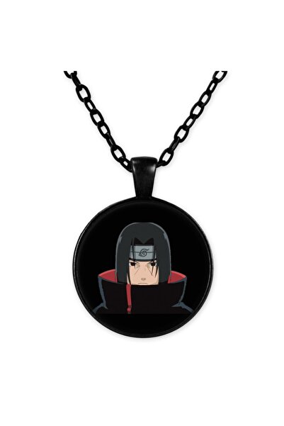 astak قلادة بتفاصيل سلسلة سوداء من إيتاشي ناروتو - Bll444