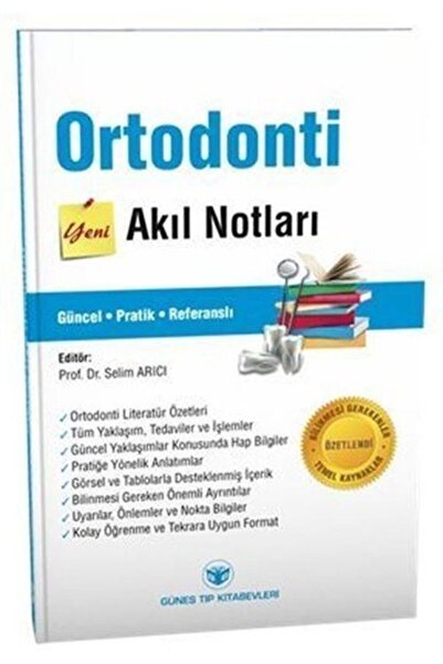 Güneş Tıp Kitabevleri Ortodonti Yeni Akıl Notları
