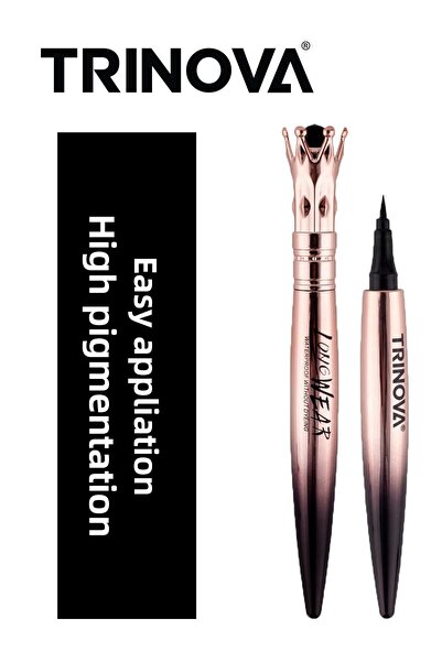 Trinova Party Queen Waterproof Eyeliner - Waterproof Black Eyeliner