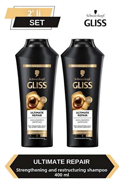 Gliss Ultimate Repair 400ml Shampoo Set - Pack of 2