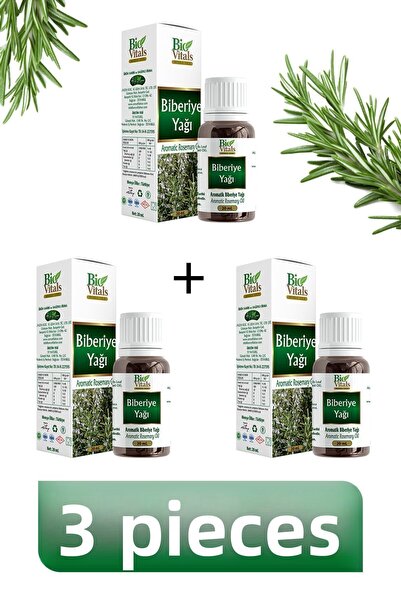 Bio Vitals 20 مل زيت إكليل الجبل - 3 قطع