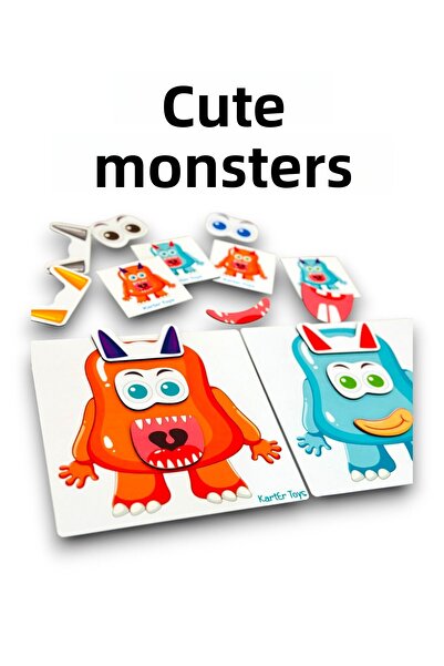 Karter İnovasyon أي لعبة ذكاء الوحش، لعبة إنشاء الوحش، لعبة تعليمية للوحوش، ل...